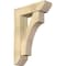 Ekena Millwork Westlake Slat Rough Sawn Bracket w/ Offset Brace, Douglas Fir, 8"W x 28"D x 40"H BKT0806X28X40WTL06RDF - alternate 1